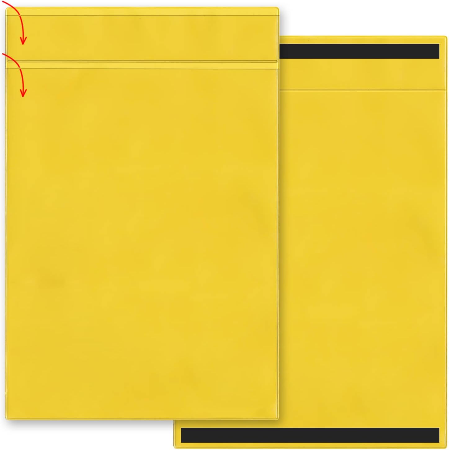 STORE SMART 25Pack Yellow Document Holder with Title