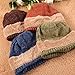 Super Warm Winter Thick Slouchy Snappy Beanie Knit Cap Hat Fold Lined (Black/Silver)