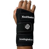 bowlingball.com Kool Kontrol Bowling Wrist Positioner - for Proper Wrist Position &amp; Control - Comfortable, Lightweight, Breathable - Extended Max Version Available - Right/Left Hand, Multiple Sizes