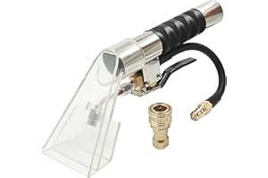 SMZTOOLS Carpet Extractor Wand with 1/4"Quick Disconnect Coupler Valve for Shop Vac/Mytee & Most upholstery vacuum extractor ,Upholstery Cleaning Tool for Carpet Cleaning/Car Detailing, Extractor Head