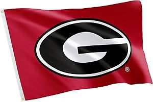 Desert Cactus University of Georgia Flag Bulldogs UGA Dawgs Banners 100% Polyester Indoor Outdoor 3x5 feet Flags (Design 1)