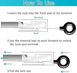 Terminal Removal Tool Kit 44 Pcs Depinning Tool