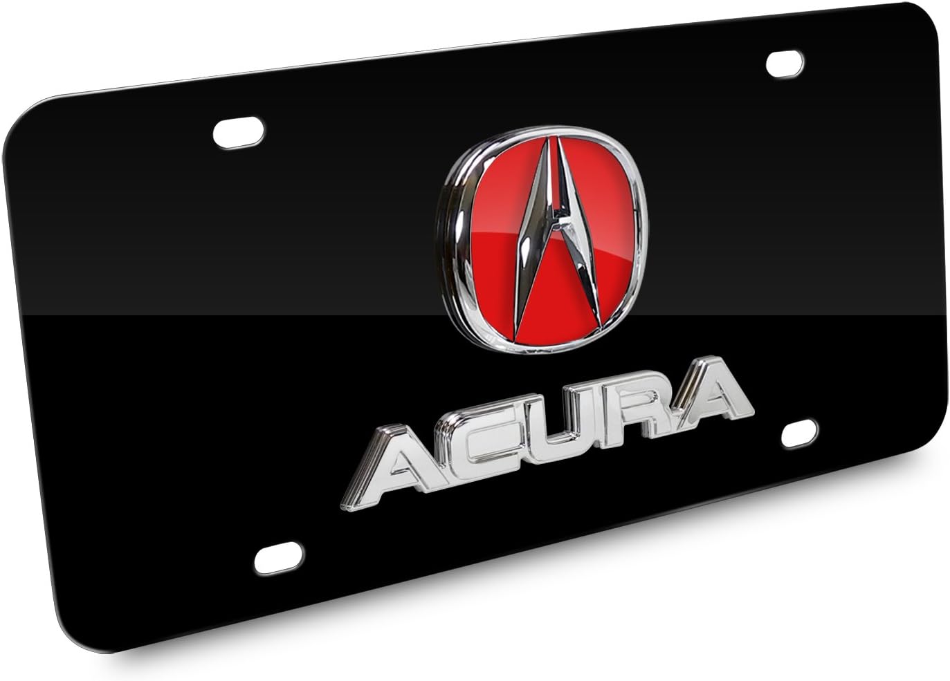 LIMITED Carbon Fiber Jeep 3D Emblem Black Stainless Steel License Plate Frame