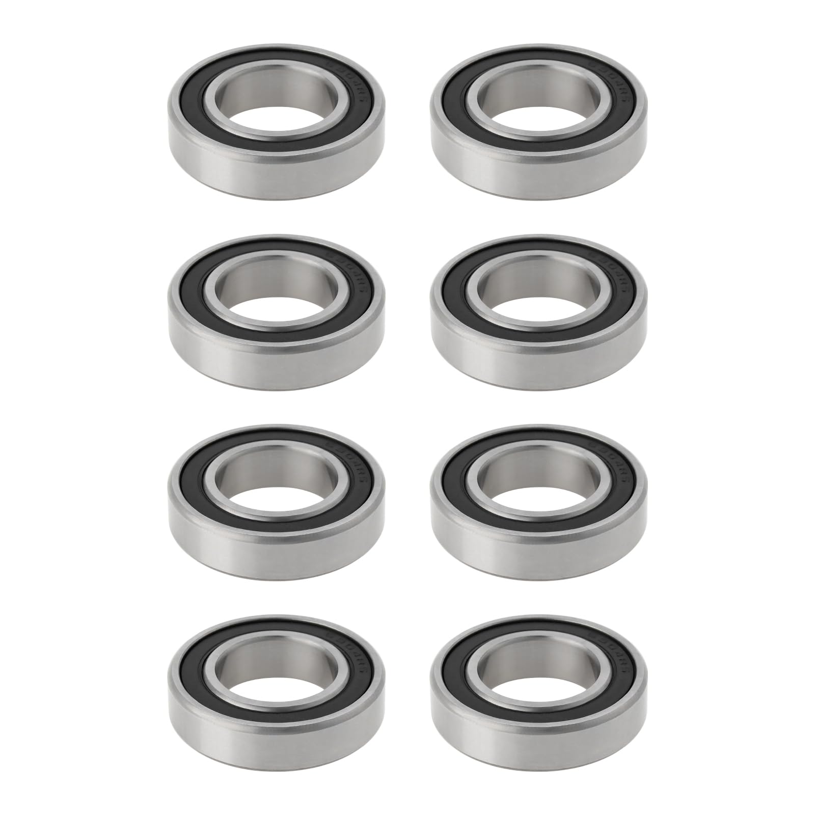 eMagTech 8pcs Deep Groove Ball Bearing Rubber Sealed Ball Bearings 61904 6904-2RS 20mm ID 37mm OD 9mm Thickness for Bicycles Scooters Rotating Machines