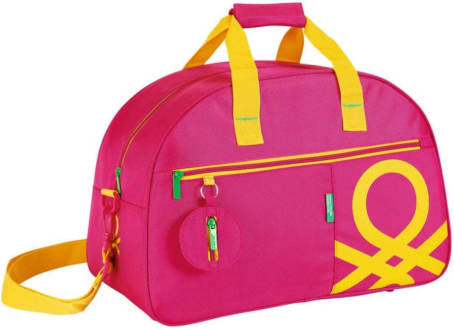 Benetton Federmäppchen Mit Reißverschluss – Lila, 21x7x8 Cm, Robustes Polyester, Ideal Für Schule & Büro
