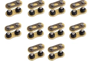 MOTOMASTER Motorcycle Chain Master Link 520 with O-Ring (10 pcs) Compatible with Universal/Honda/Yamaha/BMW/Kawasaki/Indian/Suzuki/Ducati/Victory/Triumph/KTM/Aprilia