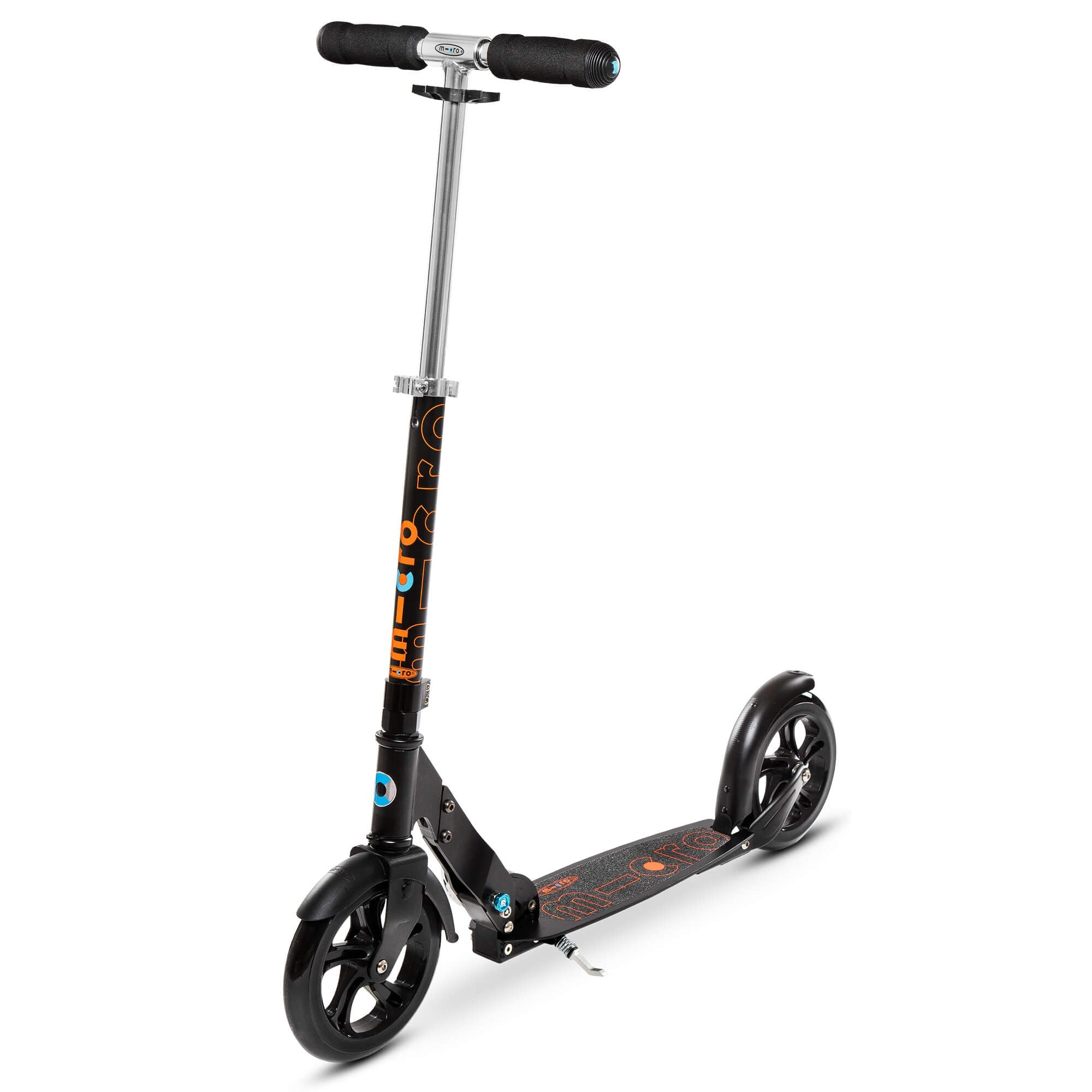 Micro Scooters | Micro Classic Scooter | 8+ Years | Perfect for Adults & Kids | Big Wheels | Foldable | Handlebar Adjustable | Black