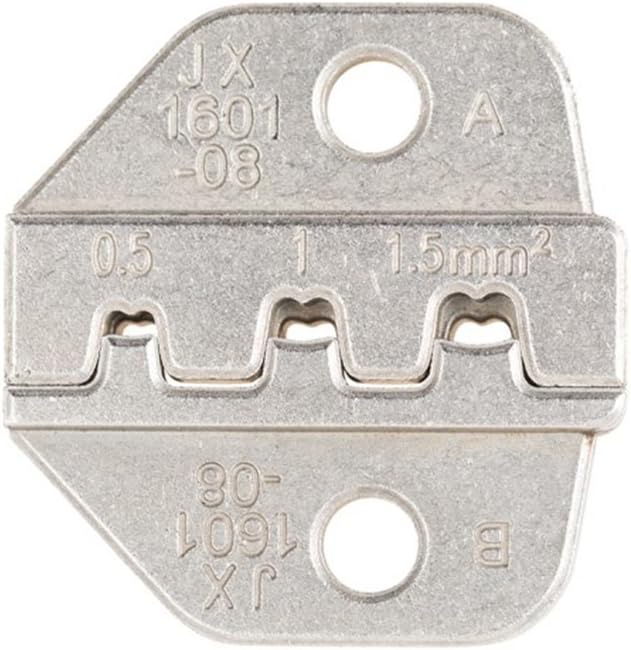 Morelyfish Paron JX-1601-08 Wire Crimper Jaw Ferrule Die 26-16 AWG Jaws Mold Crimping Pliers Accessory