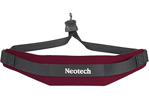 Neotech Soft Sax, Wine, Regular, Metal Hook Saxophone Strap (1906192)