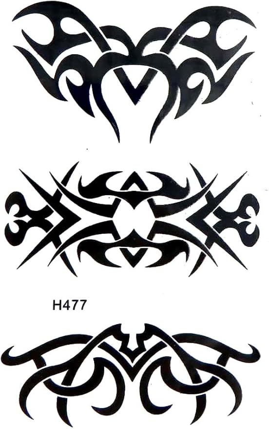 Amazon.com: tribal tramp stamp temporary tattoo waterproof party favor