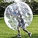 Happybuy Inflatable Bumper Ball 1.2M/4ft 1.5M/5ft Diameter Bubble Soccer Ball Blow Up Toy in 5 Min Inflatable Bumper Bubble Balls for Adults or Child (1.5M Transparent)