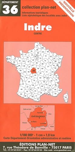 Download Carte routière : Indre PDF