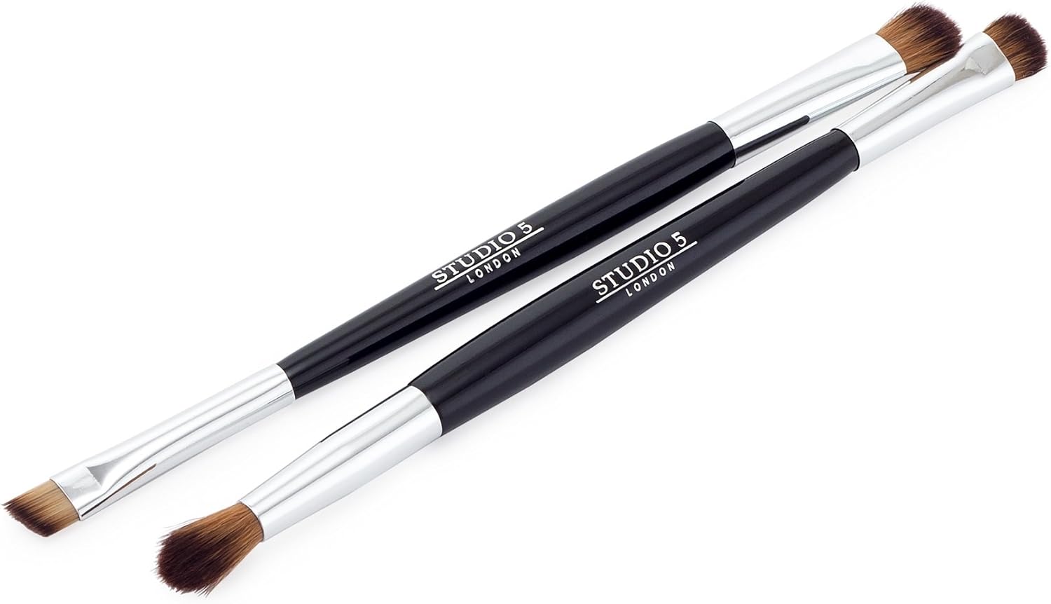 Eye Brush Set, Double Ended Makeup Brushes by Impora London. Eyeshadow Tools for Blending Defining, Smudging - Image 3