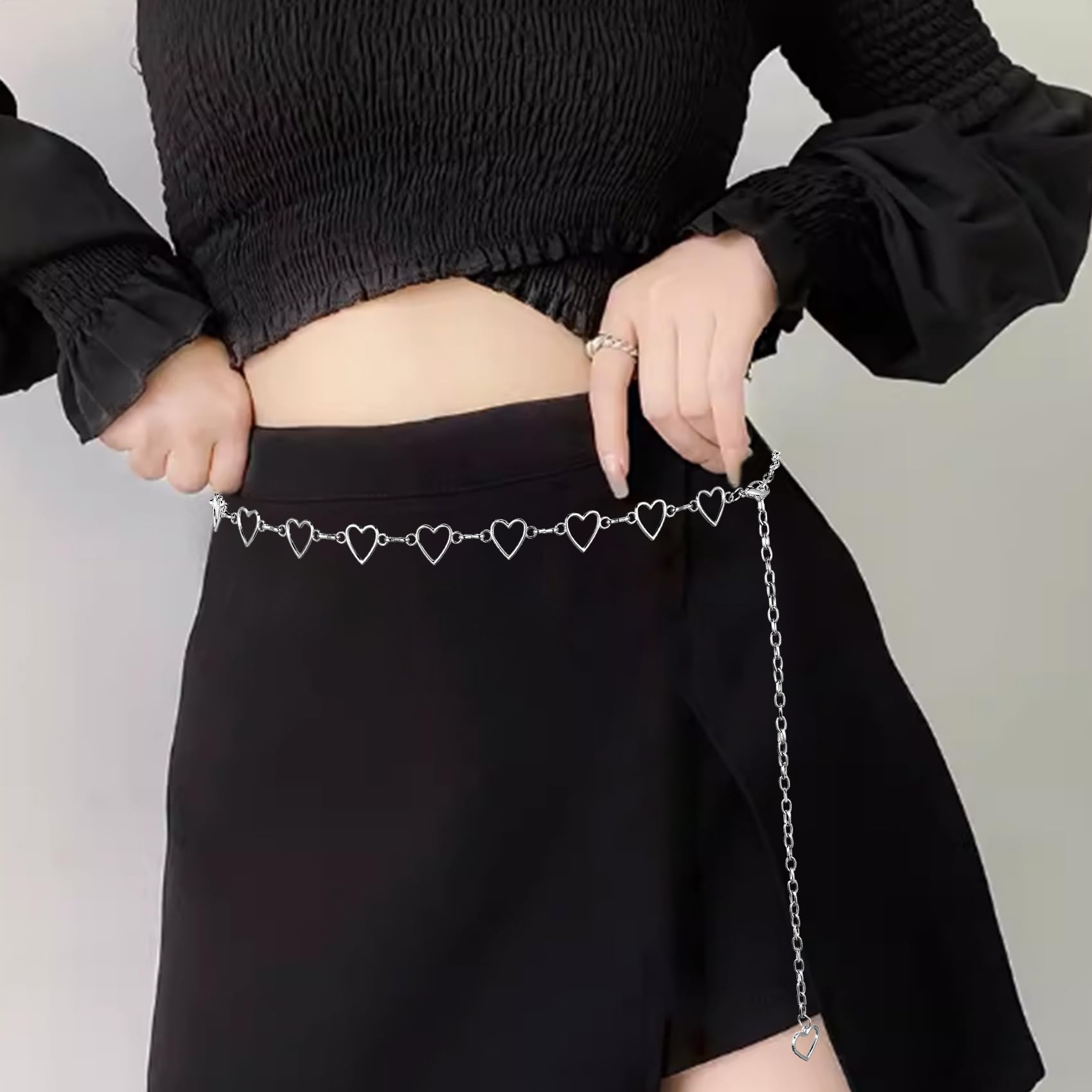 Lemonkey Lemonkey 33 Feet Metal Black Necklace Chains Curb Links Chains Bulk for Jewelry Making DIY Craft Kit with Lobster Clasps Jump Rings