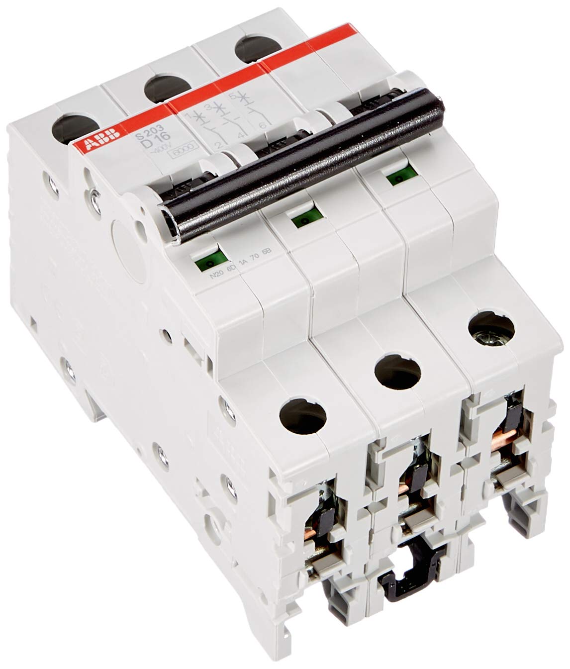 Abb-entrelec s200 Magnetothermal s203-d16