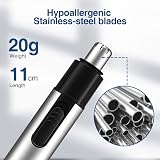 TOUCHBeauty Nose Hair Trimmer Men Women Dual-Edge Hypoallergenic Blades Portable view 6