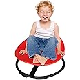 FERUERW Kids Sensory Swivel Chair, Autism Spinning Chair for Kids Sensory, Sensory Toy Chair, Training Body Coordination, No Assembly Required (Red)