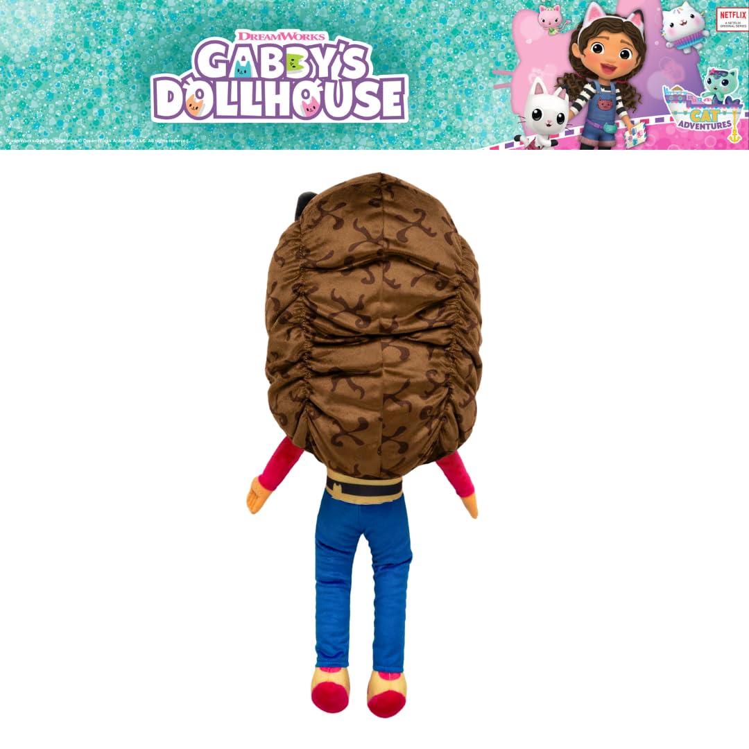 Franco DreamWorks Gabby's Dollhouse Kids Bedding Super Soft Plush Decorative Throw Cuddle Pillow, (Officially Licensed Product)