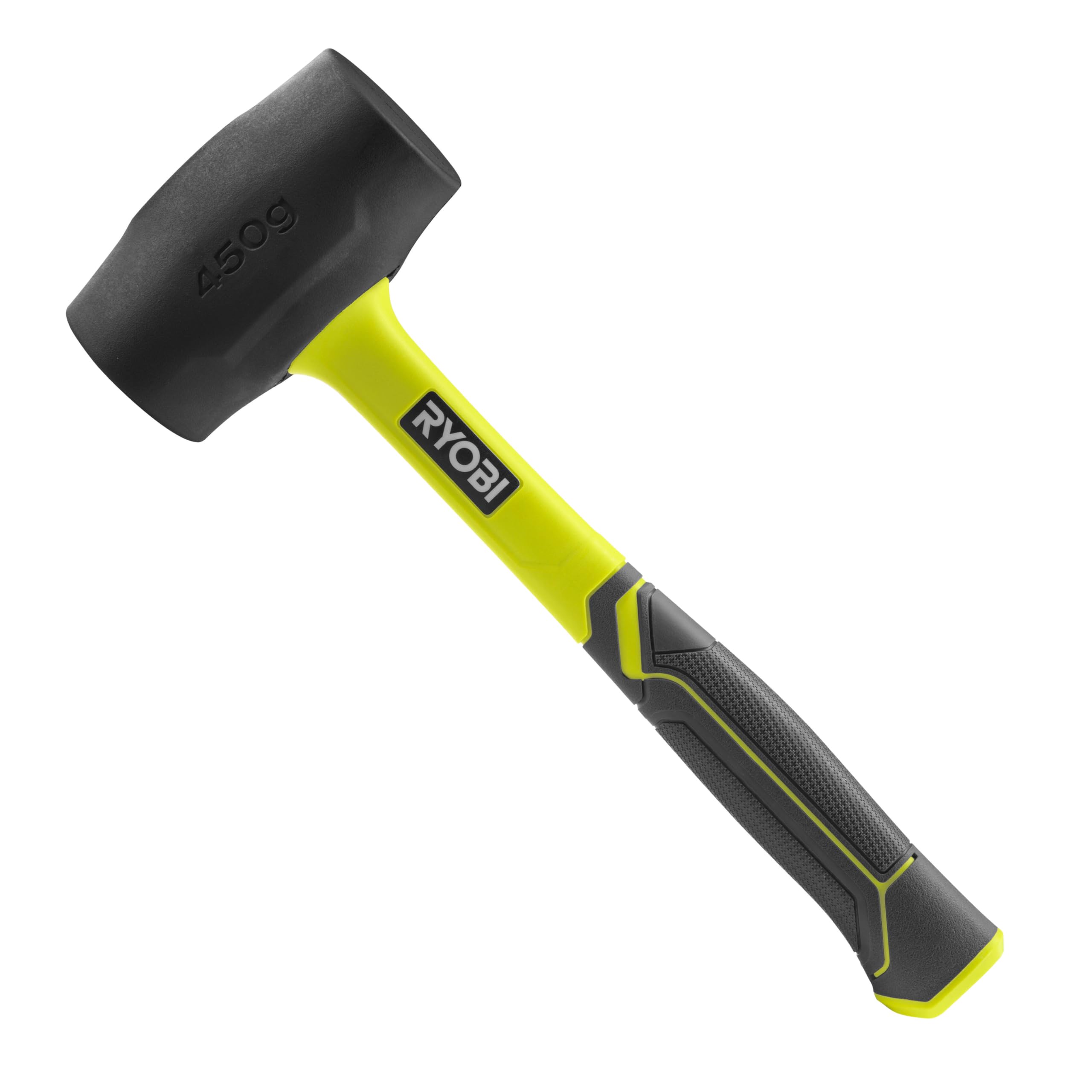 Ryobi RHHM450 450gr Fibreglass Rubber Mallet (Black)