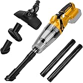 Cordless Handheld Vacuum Cleaner Compatible with Dewalt 20V Battery, 10000Pa Portable Vacuum Cleaner with 4 Nozzle 0.75 L Dus