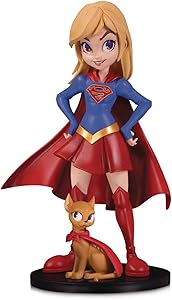 DC Collectibles Artists Alley: Supergirl by Chrissie Zullo Designer Vinyl Figure, Multicolor