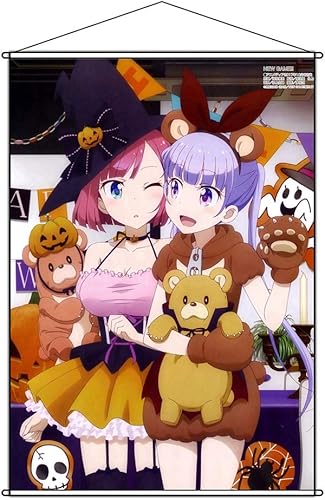 Amazon ニューゲーム 涼風青葉 望月紅葉 B2タペストリー約 73 52cm アニメ 萌えグッズ 通販