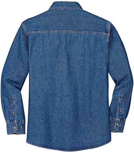 Joe's USA Mens Long Sleeve Heavyweight Denim Shirts XS-4XL - Image 3