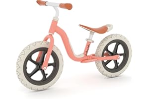 Chillafish Charlie LUX Kids Balance Bike for Ages 2-5, Lightweight Toddler Bicycle Frame, 12 Inch No-Puncture Tires, Adjustable Seat, Carry Handle