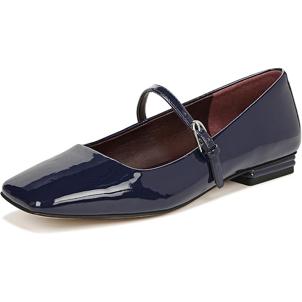 Amazon.com | Franco Sarto Sarto Womens Holly Pointed Toe D'Orsay Ballet Flat  Black Leather 5 M