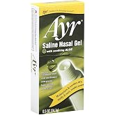 Ayr Saline Nasal Gel with Aloe 0.5 oz &ndash; Moisturizes Dry Nasal Passages, Soothes Irritated Noses (Pack of 6)