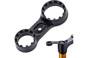 Bicycle Front Fork Cap Wrench for SR Suntour XCR/XCT/XCM/RST, MTB Cycling Repair Tool, ABS Material, Black