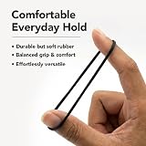 Annie 300 Pack Small Black Hair Elastics Strong Rubber Bands Braiding Ponytails view 2