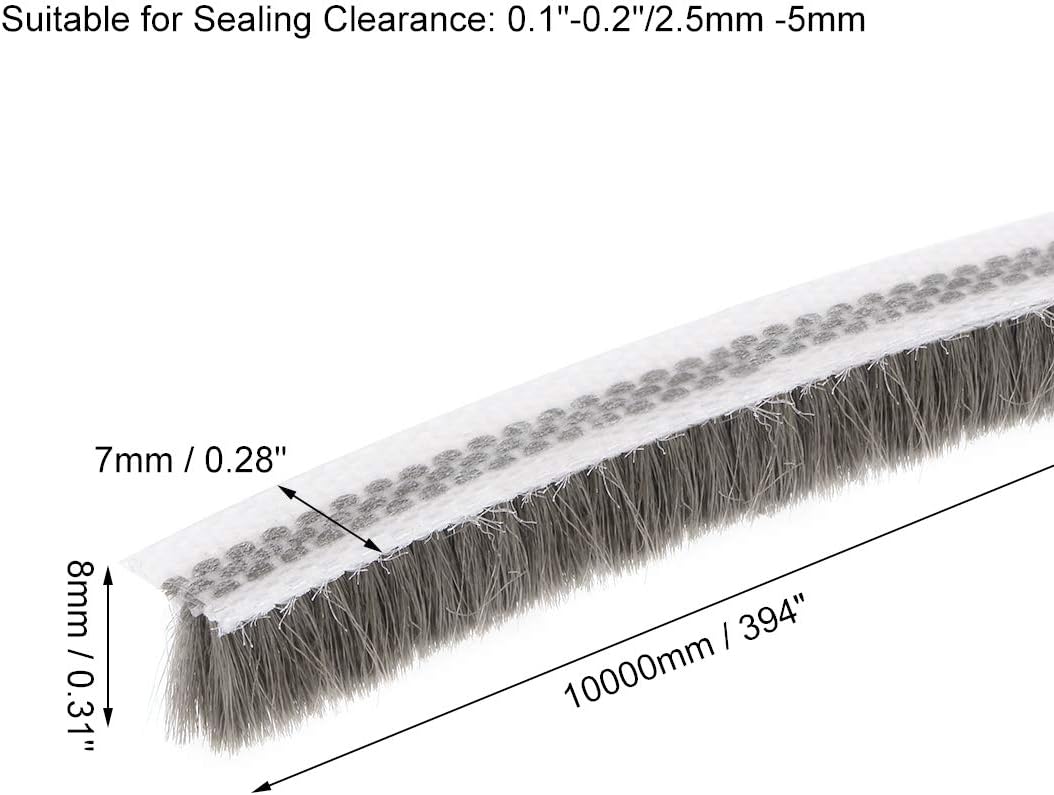 sourcing map Brush Weather Stripping - Image 3