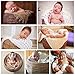 AiXiAng Newborn Baby Photo Props Basket Infant Photography Prop Handmade Woven Round Basket