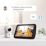 aosu 2K WiFi Indoor Camera Nanny Cam Baby Room Home Pet Monitoring 360 View view 8