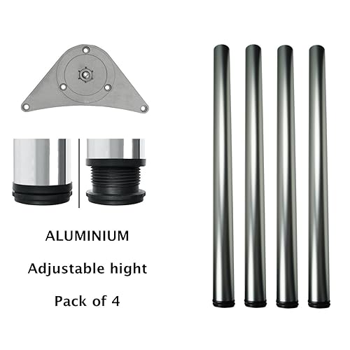 Adjustable Breakfast Bar Worktop Support Table Leg 710, 820, 1100