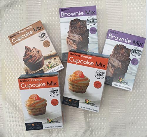Quinoa Brownie mix (2 units) Quinoa Orange Cupcake Mix (2 units) 1 Quinoa Chocolate cupcake mix (1 unit)