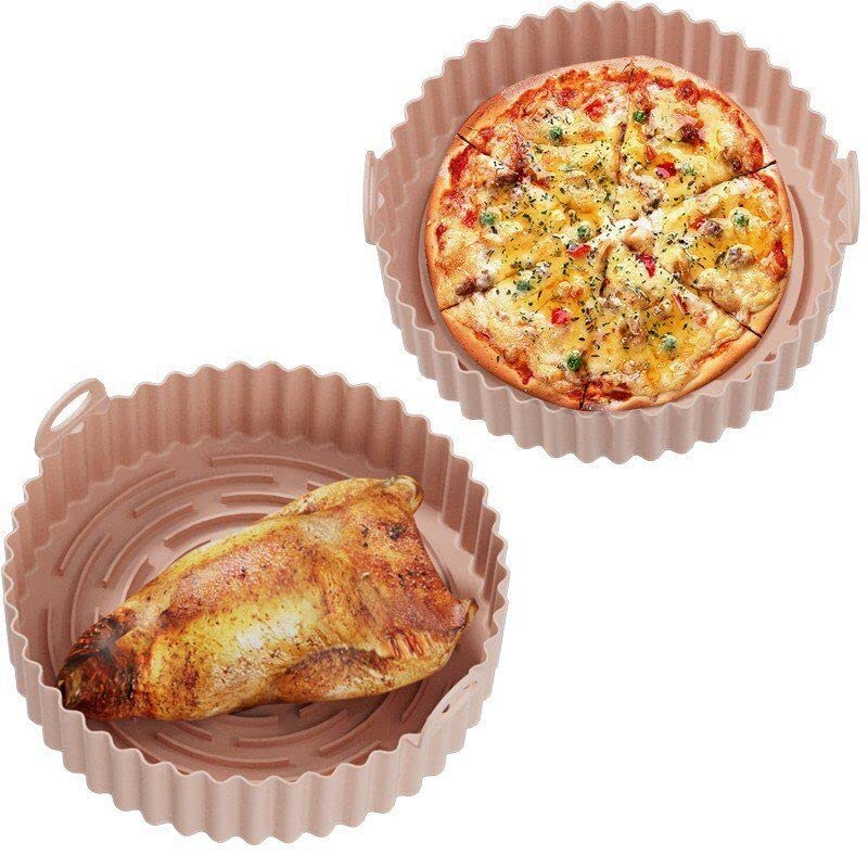 2-Pack Air Fryer Silicone Liners For Ninja 8-10 QT – Non-Stick, Reusable, Dishwasher Safe & Heat Resistant - View #10