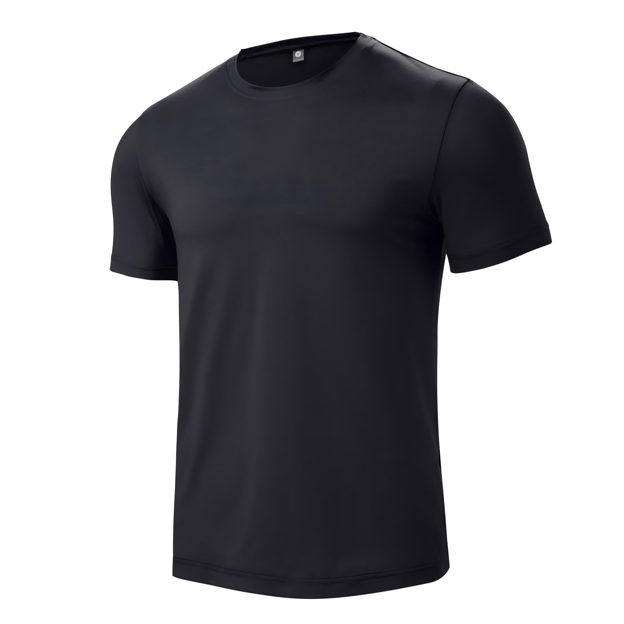 Men’s Black Short Sleeve Quick Dry Moisture