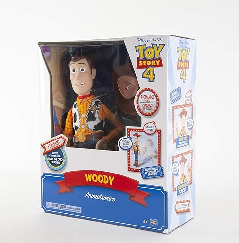 Toy Story Disney Pixar Sheriff Woody, with Interactive Drop-Down
