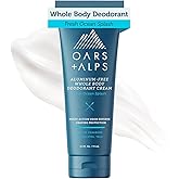 Oars + Alps Whole Body Deodorant for Men & Women, Aluminum Free Deodorant with Cedarwood, lime, Fresh Greens, Multi-Action Odor Defense, Long Lasting, Anti-Chafe, Fresh Ocean Splash, 2.5oz