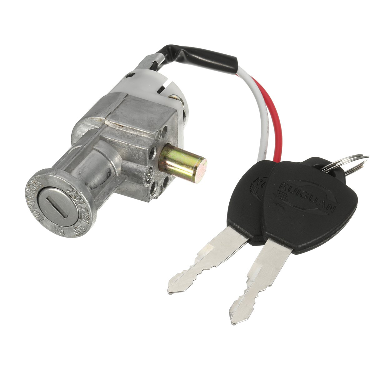 MOMOALA Alamor Battery Chager Mini Lock with 2 keys compatible with Motorcycle Electric Bike Scooter E-bike