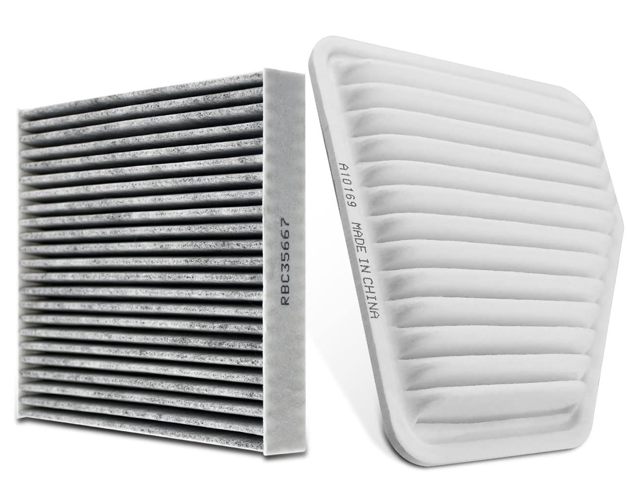 Photo 1 of JADODE CA10169 CF10285 Combo Engine Cabin Air Filter Replacement for Toyota Camry Rav4 Corolla Matrix,Scion tC xB Pontiac Vibe 2.4L Engine Cabin Air Filter Combo