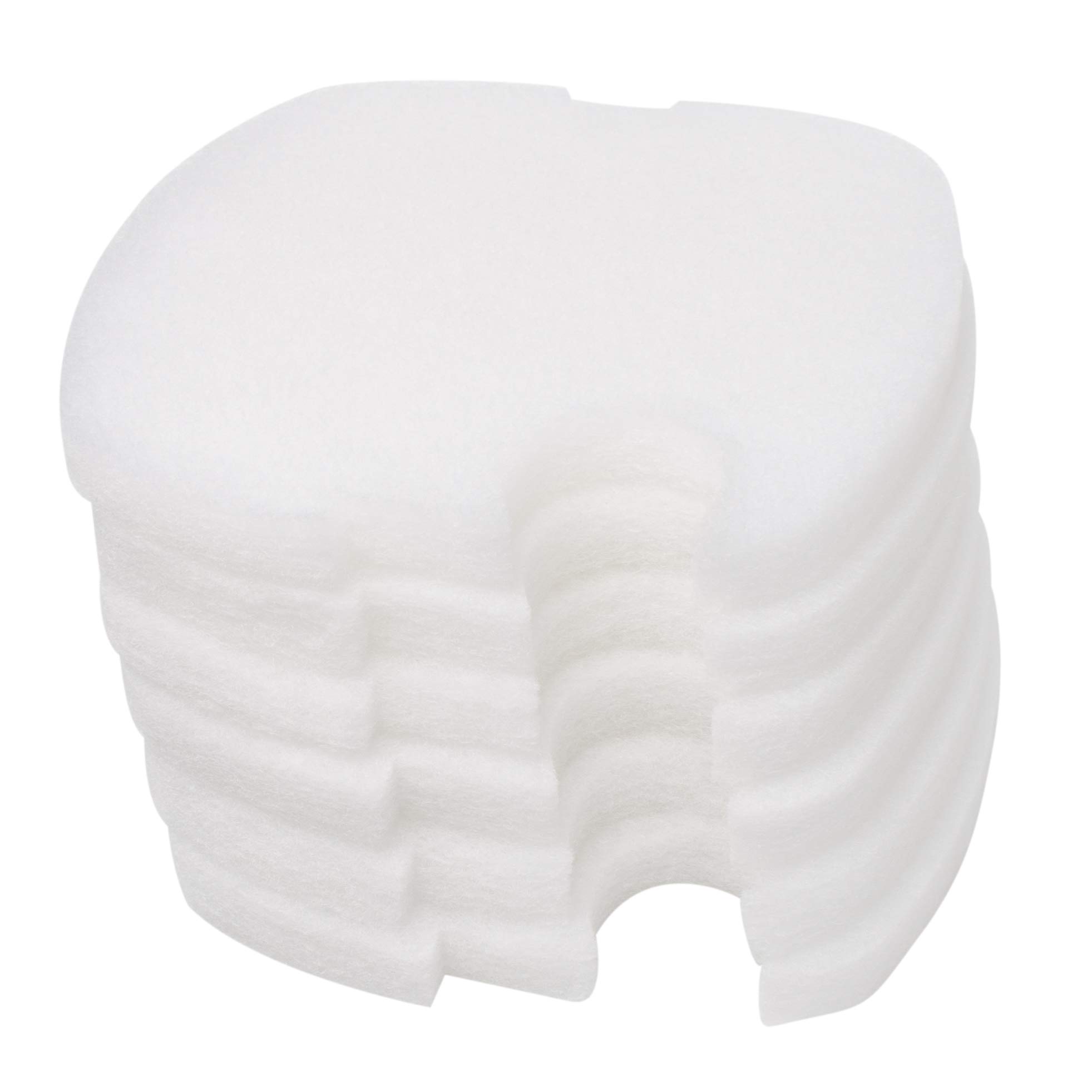 LTWHOME Floss Foam Pads Fit for All Pond Solutions 1400EF, 1400EF+ External Fish Tank Filter (Pack of 6)