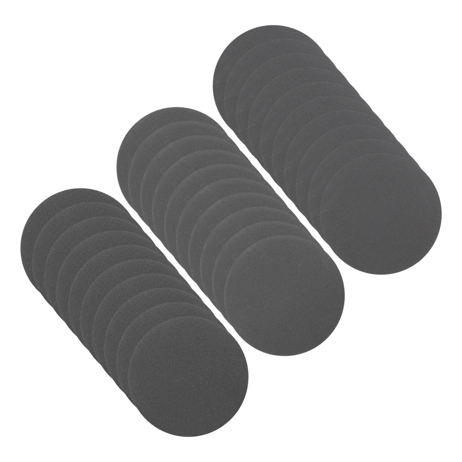CoCud Hook & Loop Sanding Disc, 3" Dia 600/800/1000 Assorted Grit, No Hole Wet Dry Orbital Sandpaper Silicon Carbide - (Applications: for Wood or Metal Polishing), 30-Pieces