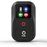 Suptig Remote Control, Waterproof Smart Remote Compatible for GoPro/DJI Action/Insta360, Phone Remote for iOS Android, Camera Remote with Color LED Display, 60M Control Range Type-C Charging