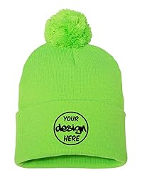 INK STITCH Sp15 Pom Pom Customized Custom Beanies