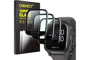 3 Pack Screen Protector for Garmin Venu Sq, [3D Full Cover] [HD Clear] [Anti-Scratch] Flexible TPU Clear Film for Garmin Venu