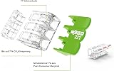 Wago Green Range 221-422 2-Wire 4 mm² 2-Pole Lever Splicing Connector view 3