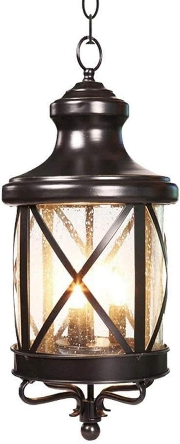 ZHTY Loft Industrial Schwarz Finish Retro Metall Outdoor Pendelleuchten